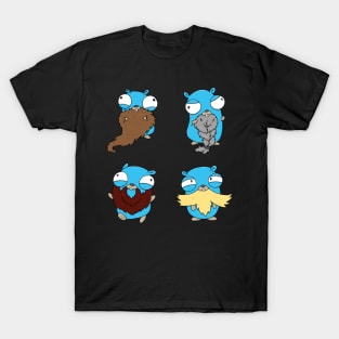 Bearded Gophers Group T-Shirt
